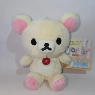 리락쿠마 언제나 함께 외출 봉제 인형 키링 코리락쿠마