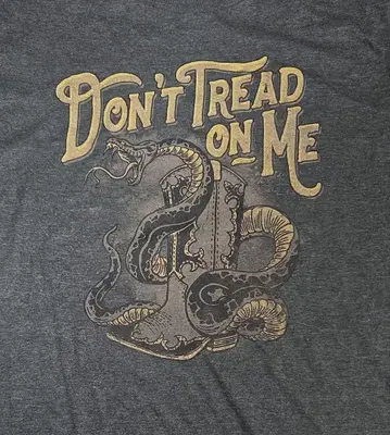 American Highway Don't Tread on Me 티셔츠