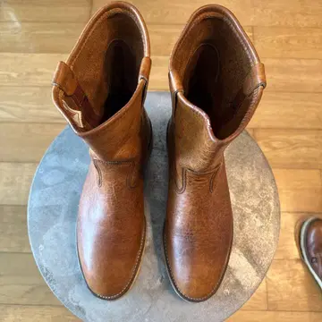 REDWING 레드윙 866 페코스 부츠 9E 자수 세로 깃털 택 98