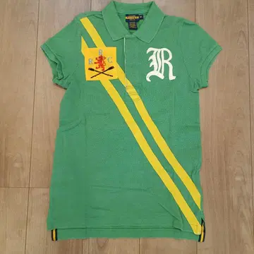 RUGBY 그린 피케 셔츠 M