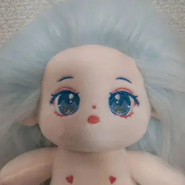 무속성 봉제 인형 파랑 라이트 블루 스카이블루
