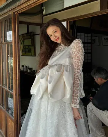 bibiy 스커트 MARY ANNE SKIRT 화이트