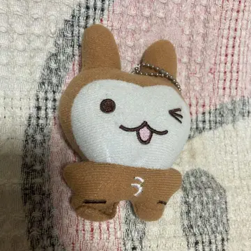 우사루 씨 봉제 인형 공 체인 마스코트 중고품