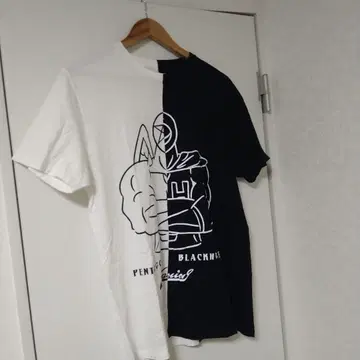 근육맨 하오민 티셔츠 펜타곤 블랙홀