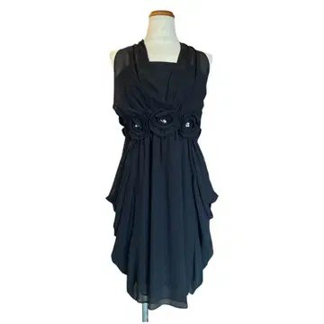 dressdeco(드레스 데코) 비쥬가 달린 드레스 원피스