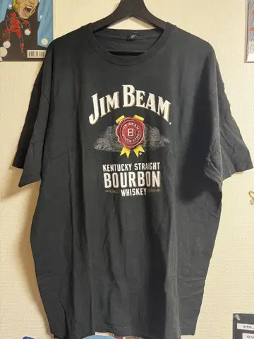 JIM BEAM 짐 빔 티셔츠 블랙
