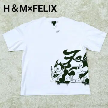 1612 택 포함 새상품 H&M FELIX 티셔츠 오버 사이즈 L