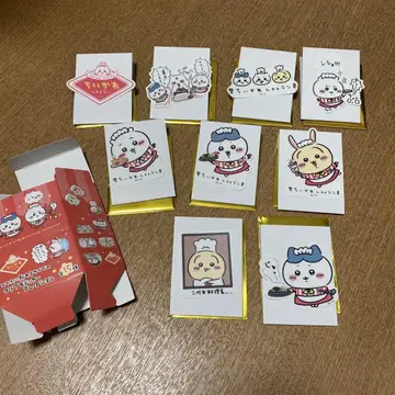 치이카와 레스토랑 클리어 스티커 치이카와 하치와레 토끼 9종