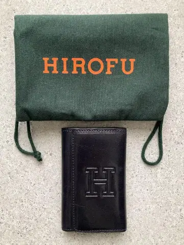 HIROFU 히로후 6연 키케이스 블랙 수납 가방 포함