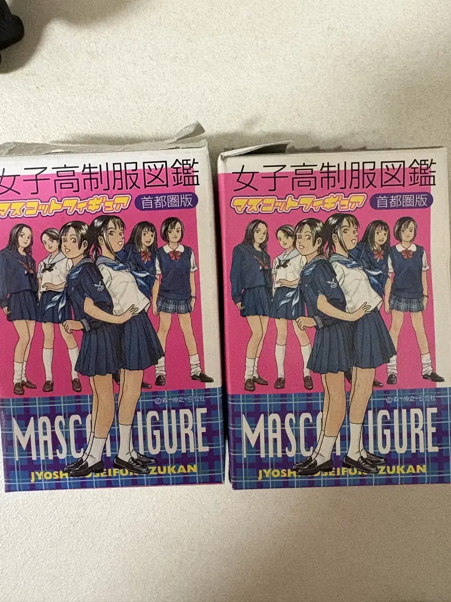 여자고교 제복도감 교복 여고생 피규어 고전 빈티지 키링