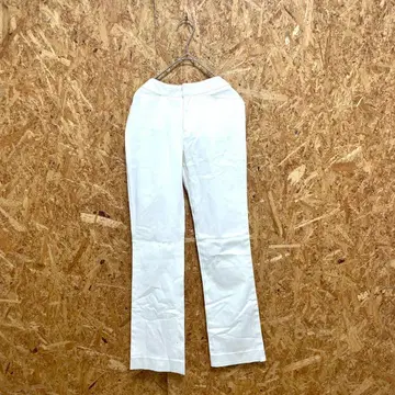 LAUTREAMONT 데님 팬츠 스트레치 레이온 화이트 여성용