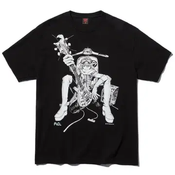 GEEKS RULE FLCL 블랙 XL FLCL 하루코 티셔츠