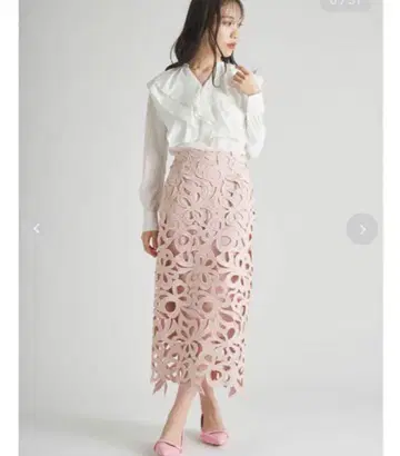 이시하라 사토미 착용 CELFORD 셀포드 리본 레이스 스커트