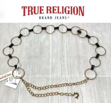 무료배송 TRUE RELIGION 여성용 체인 벨트 1X