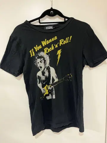 히스테릭 글래머 AC/DC 티셔츠 S 사이즈