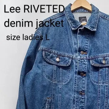 Lee RIVETED 리 데님 자켓 데님 자켓 여성용 L