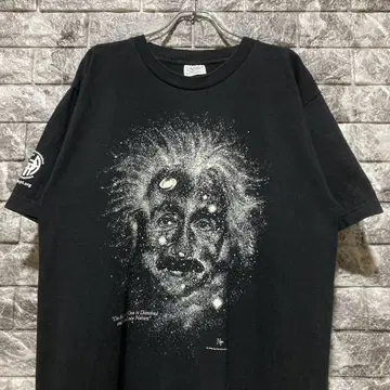 레어 Albert Einstein 티셔츠 아인슈타인 USA제 L