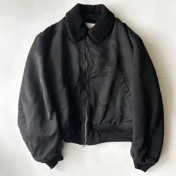 NICENESS 19AW SONNY 실크 새틴 봄버 자켓
