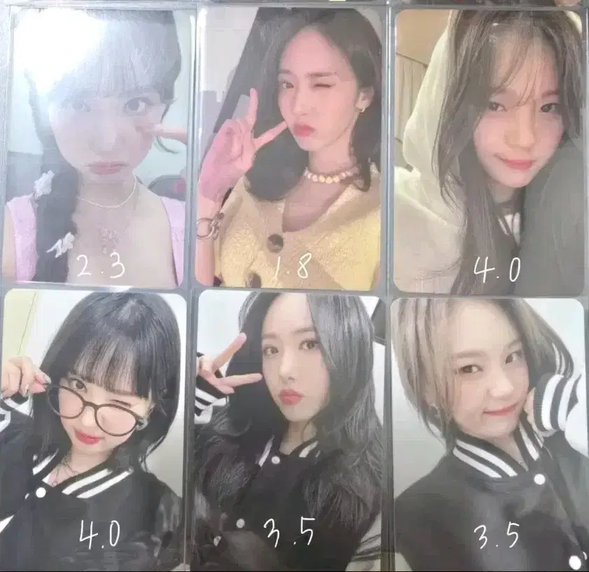 Viviz Eunha Eunbi Umji Unreleased Photocard Poca