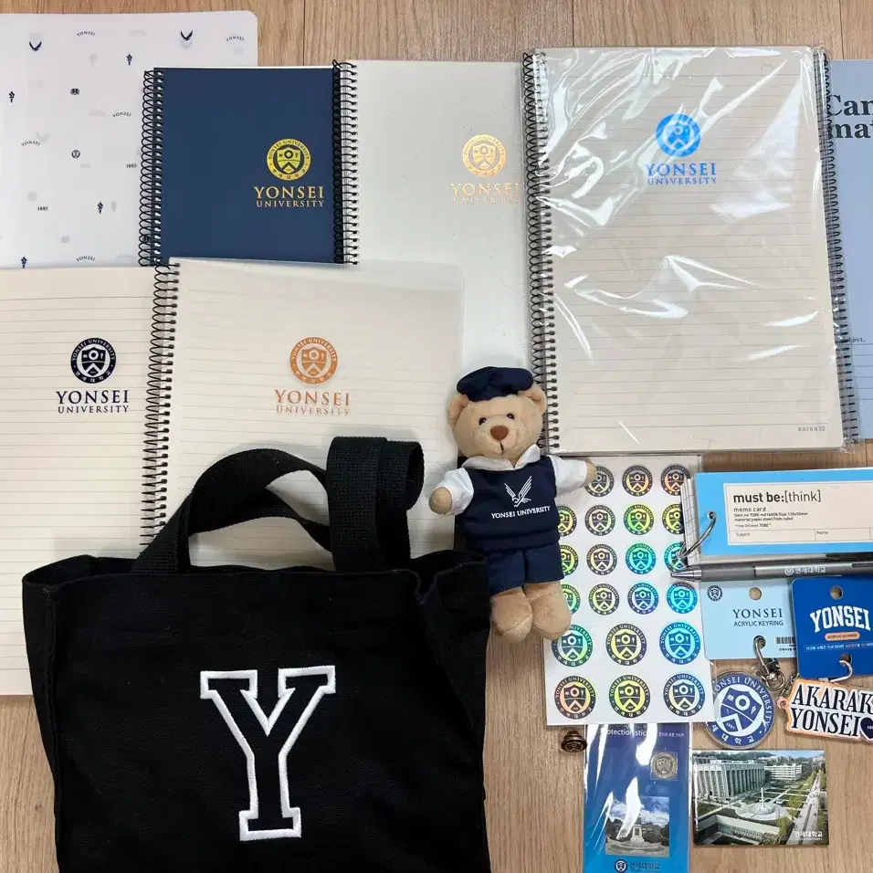 Limited Edition Yonsei University Goods (Notebook, Eco Bag, File, Keyring,  Badge, Sticker, Bear Doll, etc.) #연세대,#연세대필통,#연세대인형,#연대 on Bunjang Global  Site.