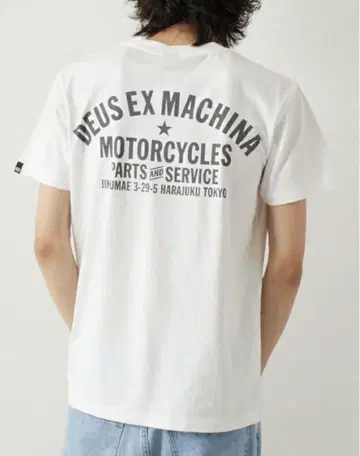 DEUS EX MACHINA TOKYO ADDRESS 주소 티셔츠