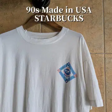 90년대 USA제 스타벅스 STARBUCKS 기업 티셔츠
