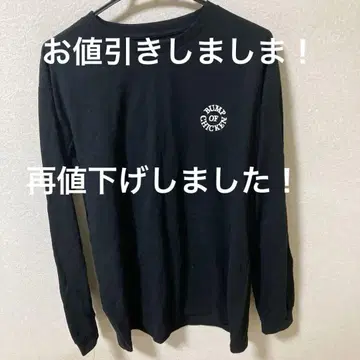 BUMP OF CHICKEN 롱 슬리브 티셔츠 XL 블랙