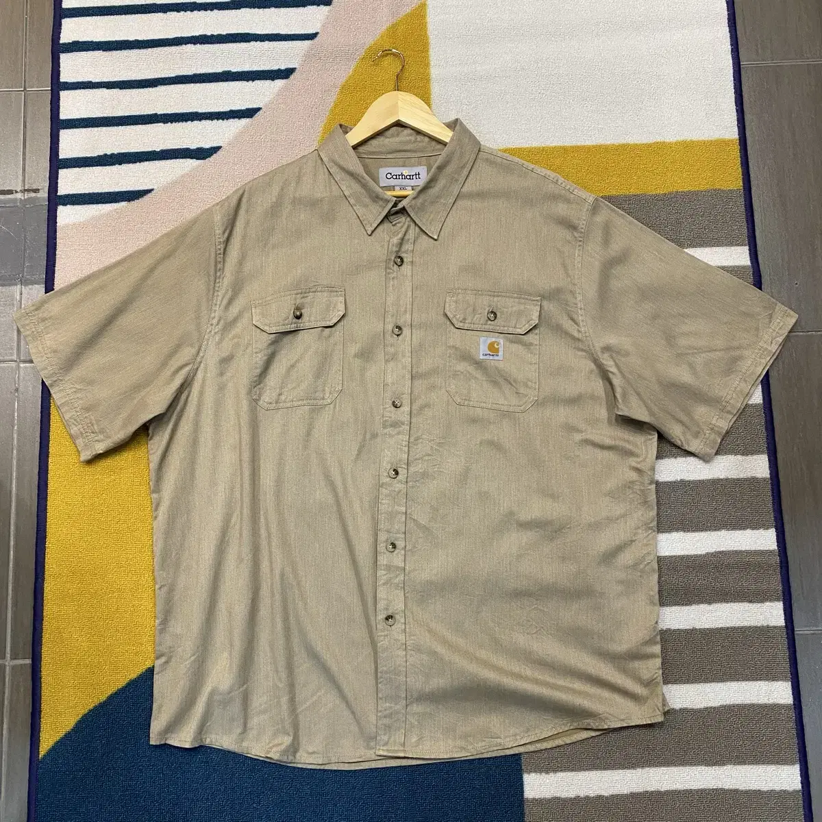 상태굿) 칼하트 반팔 셔츠 2XL (ns 69