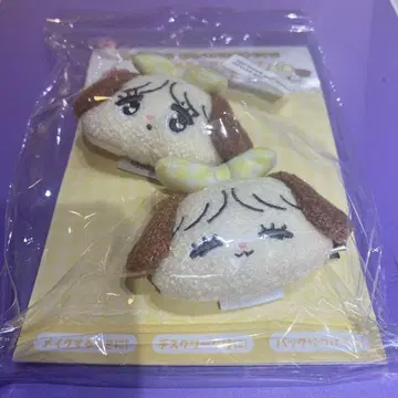 mikko SPINNS 스핀스 봉제 인형 헤어 클립 수플레