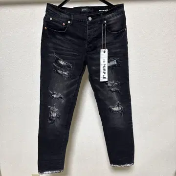PURPLE BRAND 데미지 데님 팬츠 30
