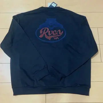 RVCA 블랙 맨투맨 트레이닝복 L