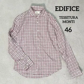 EDIFICE tessitura monti 마드라스 체크 셔츠