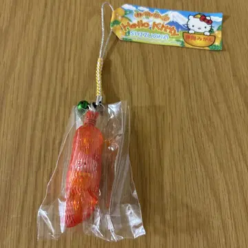 지역 키티 시즈오카 한정판 귤 헬로키티 스트랩 오렌지 네즈케