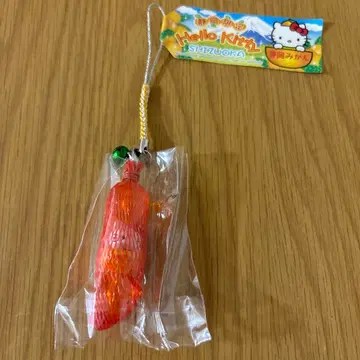 지역 키티 시즈오카 한정판 귤 헬로키티 스트랩 오렌지 네즈케