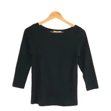 최종 가격 오라리 FOR IENA 블랙 오분 소매 티셔츠