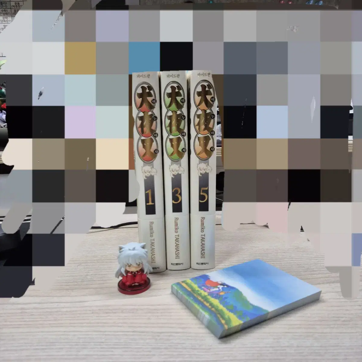 가격 고정)) 이누야샤 와이드판 만화책 피규어 떡메 판매