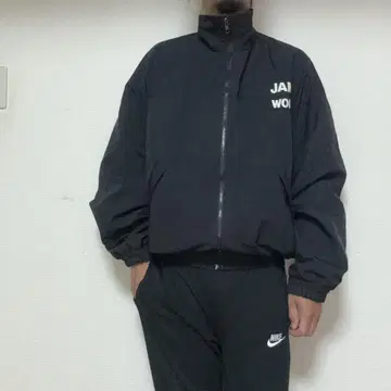 빈티지 Jams world 잼스 월드 나일론 자켓 M 블랙