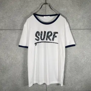 링거 티셔츠 올드 서핑 SURF 마찰 프린트 서핑 티셔츠 아웃도어