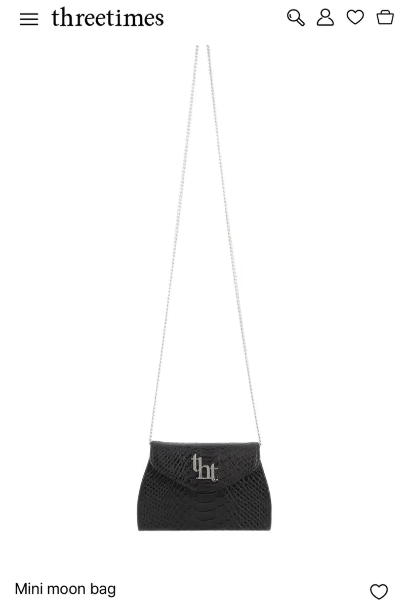 Threetimes Mini Moon Bag