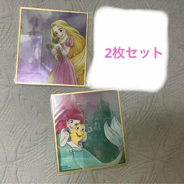 디즈니 프린세스 클리어 색지 3장