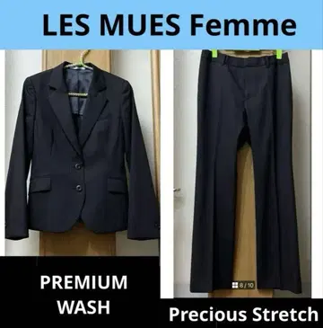 새상품급 AOKI LESMUES 팬츠 수트 상하의 세트 S