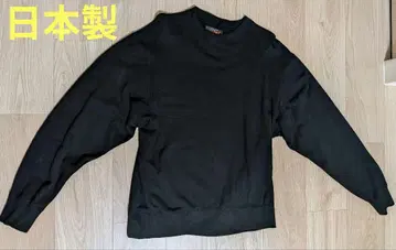 BEAMS PLUS 스웨트 크루 블랙 일본제