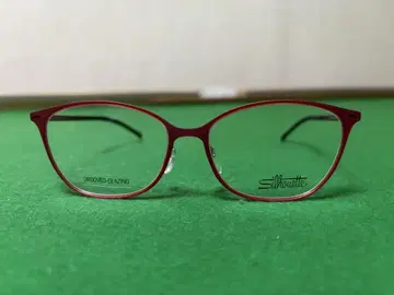 Silhouette SPX 1590 빨간색 안경 초경량 안경