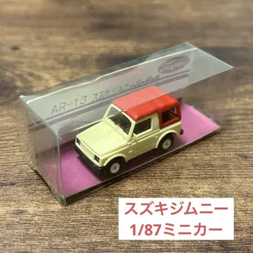 1/87 미니카 스즈키 짐니 크림과 빨간색