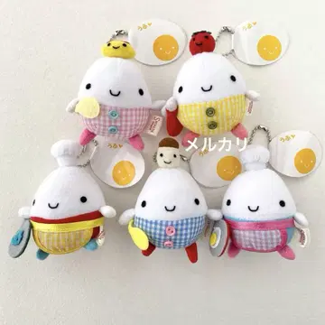 시나다 우후 마스코트 봉제 인형 S 5개 세트 달걀 SHINADA