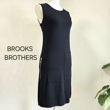 BROOKS BROTHERS 원피스 타이트 슬리브리스 블랙 블랙