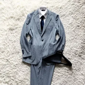 <24ss>TAGLIATORE dakar 블루 시어서커 수트 48