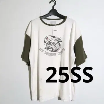 25ss BOWWOW USMC BULLDOG RIBBED 티셔츠