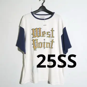 25ss BOWWOW WEST POINT LOGO RIBBED 티셔츠