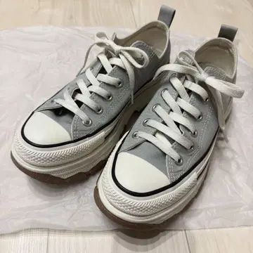 CONVERSE 통굽 그레이 로우 컷 스니커즈